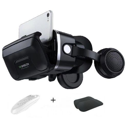 SHINECON VR Headset + Free VR Remote + Sticky Magic Anti Slip - 2 Pcs