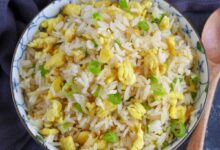 أساسيات طبخ الأرز مع وصفة أرز اللوز