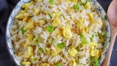 أساسيات طبخ الأرز مع وصفة أرز اللوز