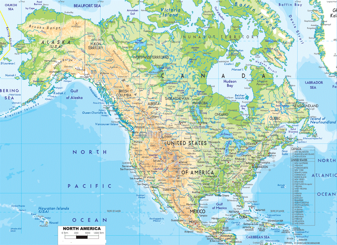 أمريكا الشمالية-مذهلة ومتعددة الأوجه